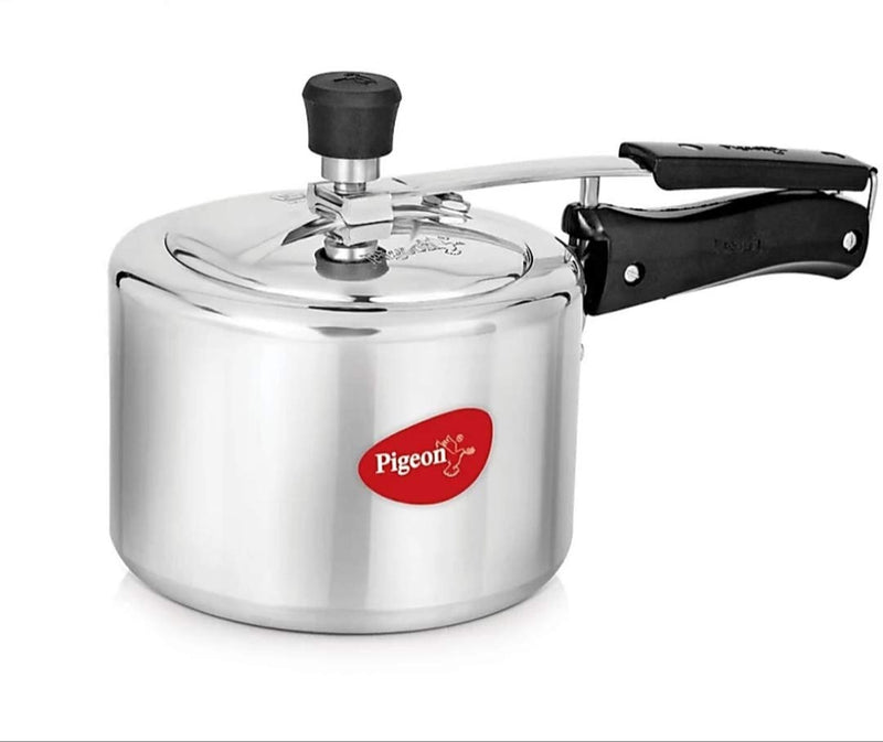 Pigeon Storm 3 Litre Aluminium Innner Lid Pressure Cooker Induction and Gas Stove Compatible