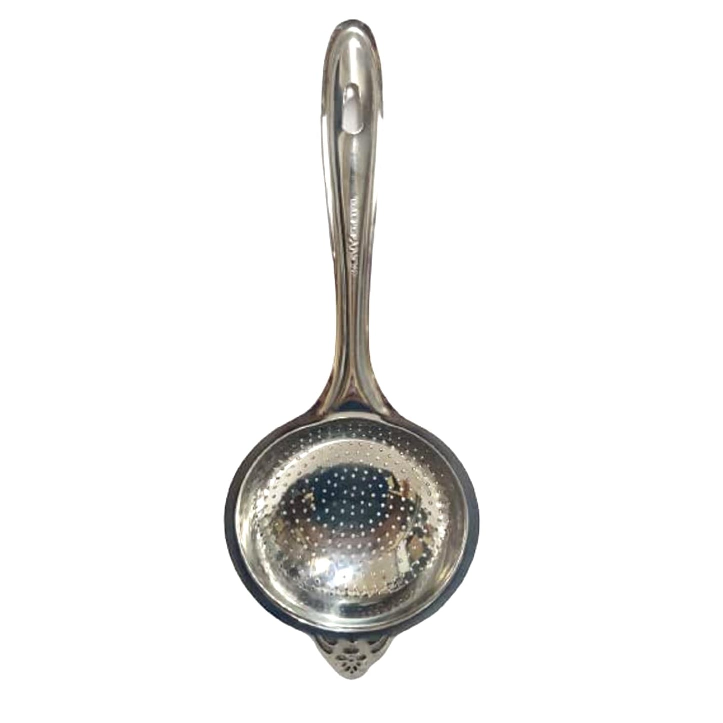 Dynore Stainless Steel Green Tea Filter/Coffee mesh/Loose Leaves Green Tea Filter/Unique Poha Strainer/Mesh Strainer for Kitchen, 23.5 centimeters