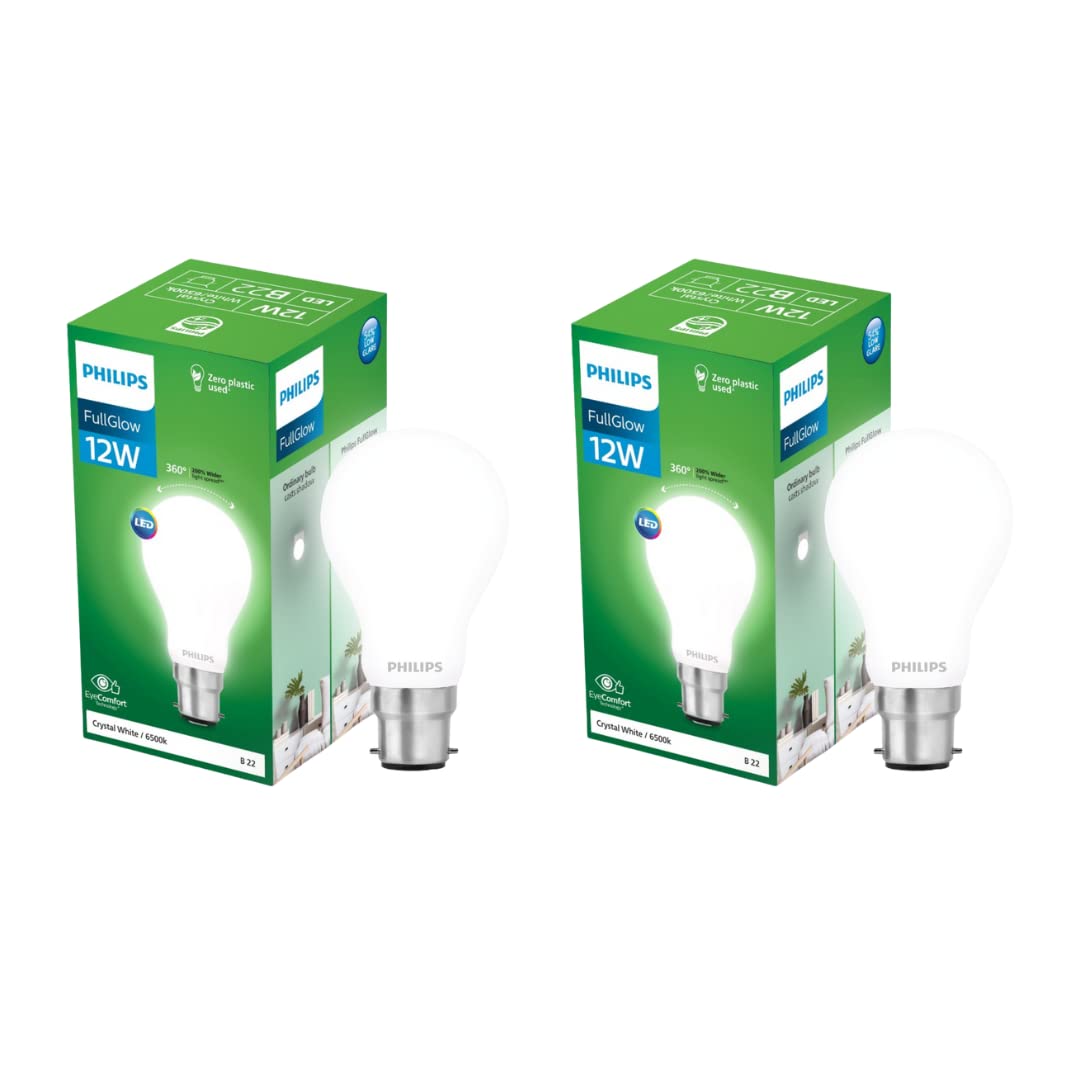 Philips 12-Watt Glass LED Bulb (Pack of 2)