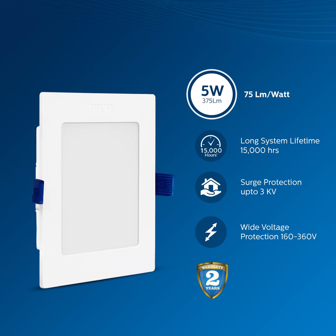 Philips Astra Sleek 5-watt Square LED Downlighter