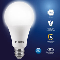 Philips 26-watt LED Bulb - AceBright High Wattage LED Bulb (Pack of 2)