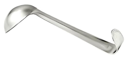 Dynore Stainless Steel Jointless Oil Ladle/Ghee Ladle 16 cm Long - Pack of 2