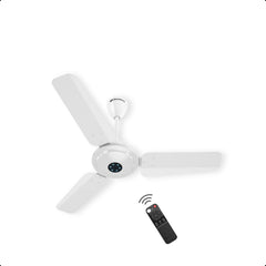 atomberg Ikano 1200mm BLDC Ceiling Fan with Remote Control | BEE 5 star Rated Energy Efficient Ceiling Fan | High Air Delivery with LED Indicators | 3 Year Warranty (Gloss Ivory)