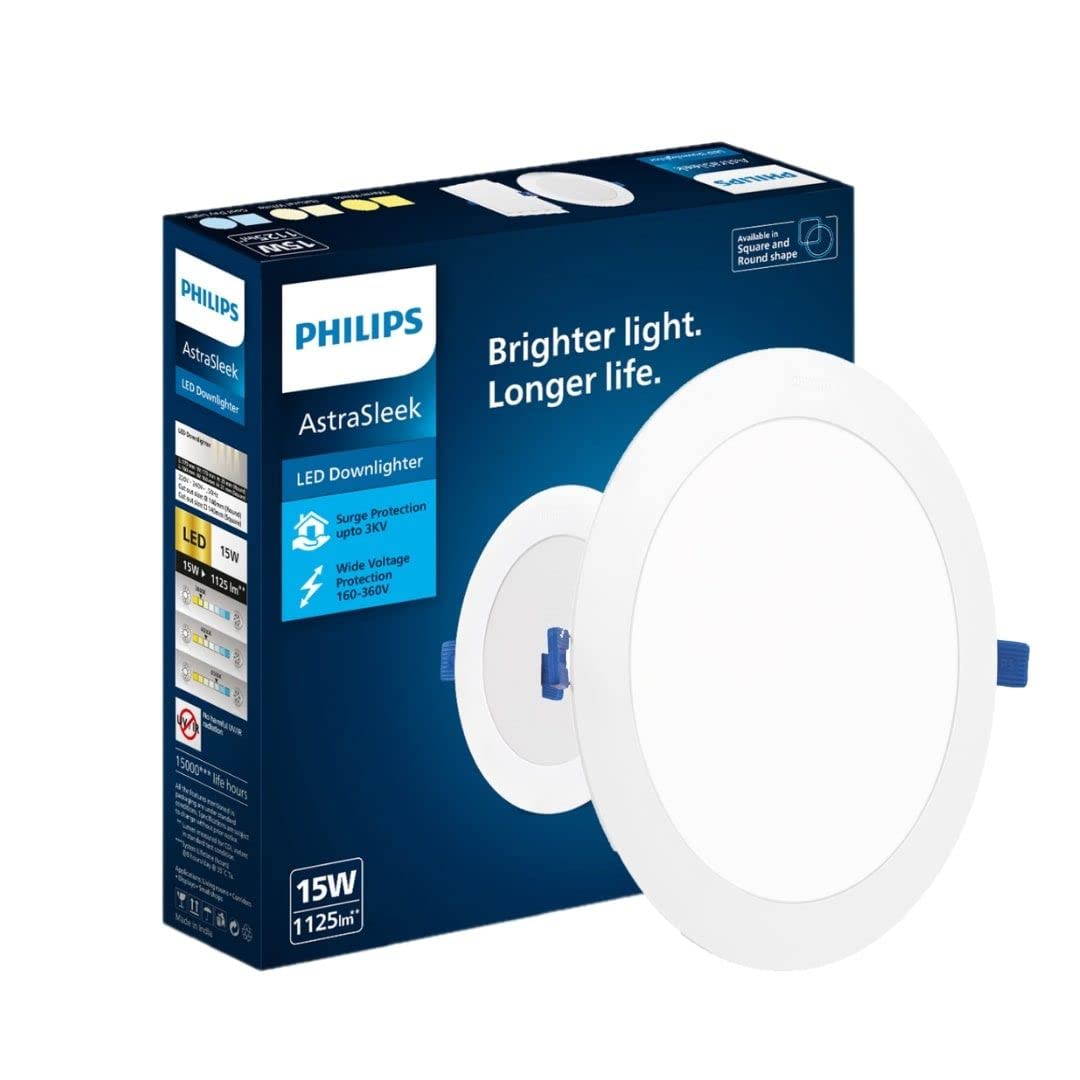 Philips Astra Sleek 15-watt Round LED Downlighter