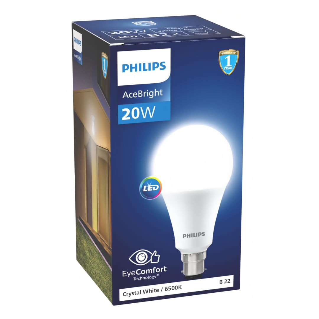 Philips 20-watt LED Bulb - AceBright High Wattage LED Bulb