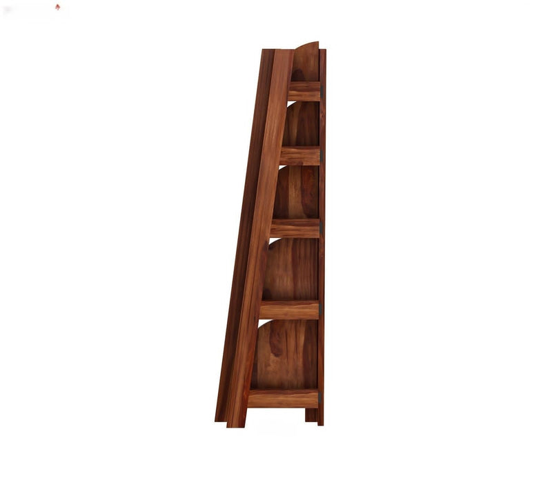 Handmade Sheesham Wood Floating Shelf | Solid Hardwood, Hard Wax Oiled | Elegant Wall Decor & Book Shelf | Rust