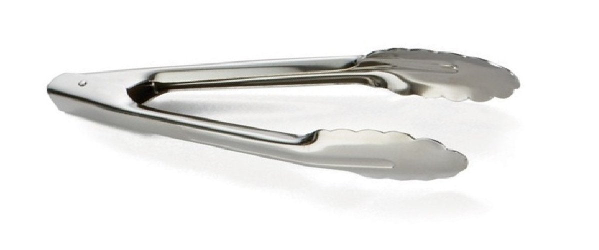 Dynore Stainless Steel Set of 3 Tongs, Utility, Noodle, and Cake Tong.