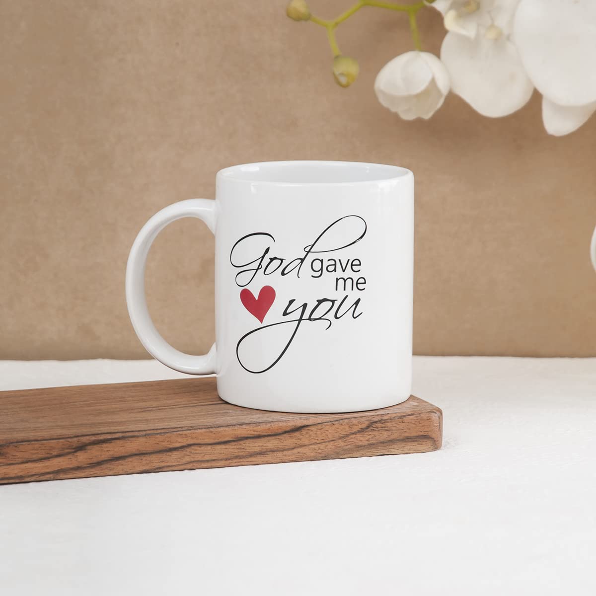 Clay Craft Ceramic Cc Mm1 Swiss Rez1 Microwave Safe Coffee Mug with Good Morning Quote, 300 ML