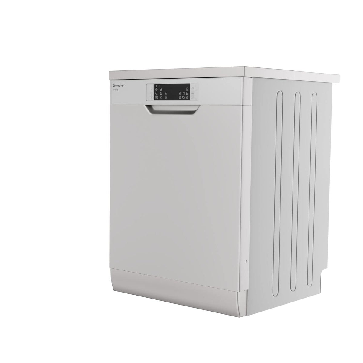 Crompton 13 Place Setting Freestanding Dishwasher with 8 Wash Programs and Turbo Drying Technology (FS-DWVOV13PS-INX)-5
