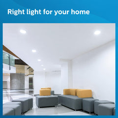 Philips Rimless Full Glow 22-Watt Round LED Surface Downlighter for Ceiling (Pack of 2)
