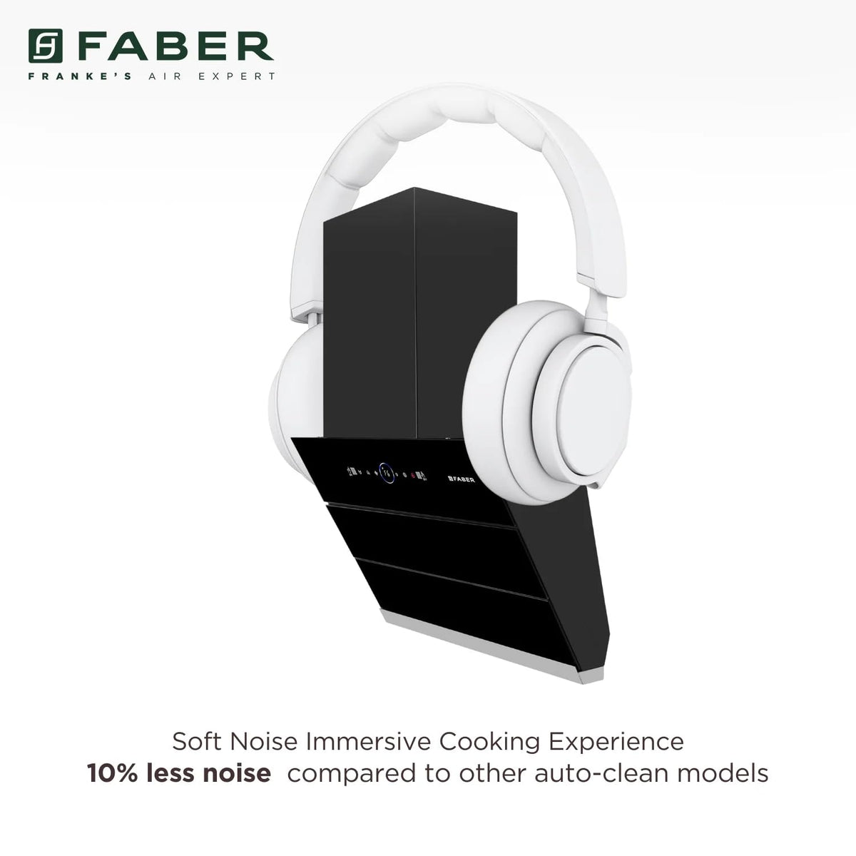 Faber 60 cm 1500 m³/hr Wall Mounted Kitchen Chimney (HOOD COMET BLDC FL HC BK 60, Filterless technology, Touch & Gesture