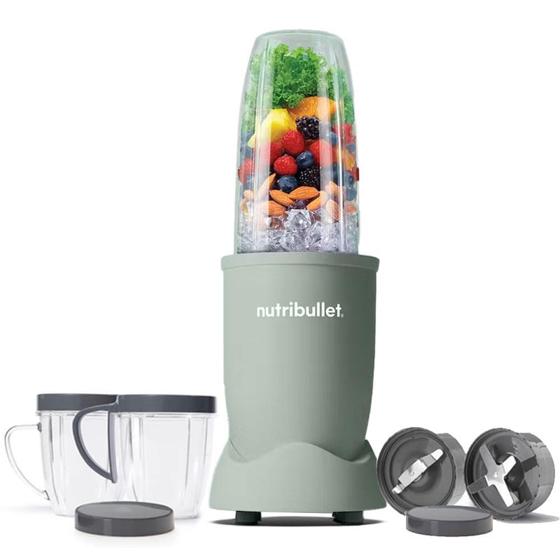 Nutribullet PRO 900W Black, 12 Pcs Set, USA #1 Mixer/Grinder/Smoothie Maker, "The Original Nutribullet", Food Processor, Best Blender, 3 Unbreakable Jars, 2 Blade Set - Wet & Dry