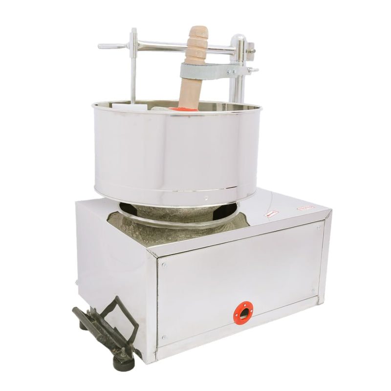 KRN Stainless Steel Commercial Ordinary Wet Grinding Stone Set 7 Litre