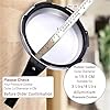 Mini Rubber Gasket for Pressure Cooker Lid, Black, 19.5 cm Outer Diameter, Compatible with Prestige, Premier, Butterfly, Nandi, Kaviraj, Pigeon 3L/4L Aluminium Cookers