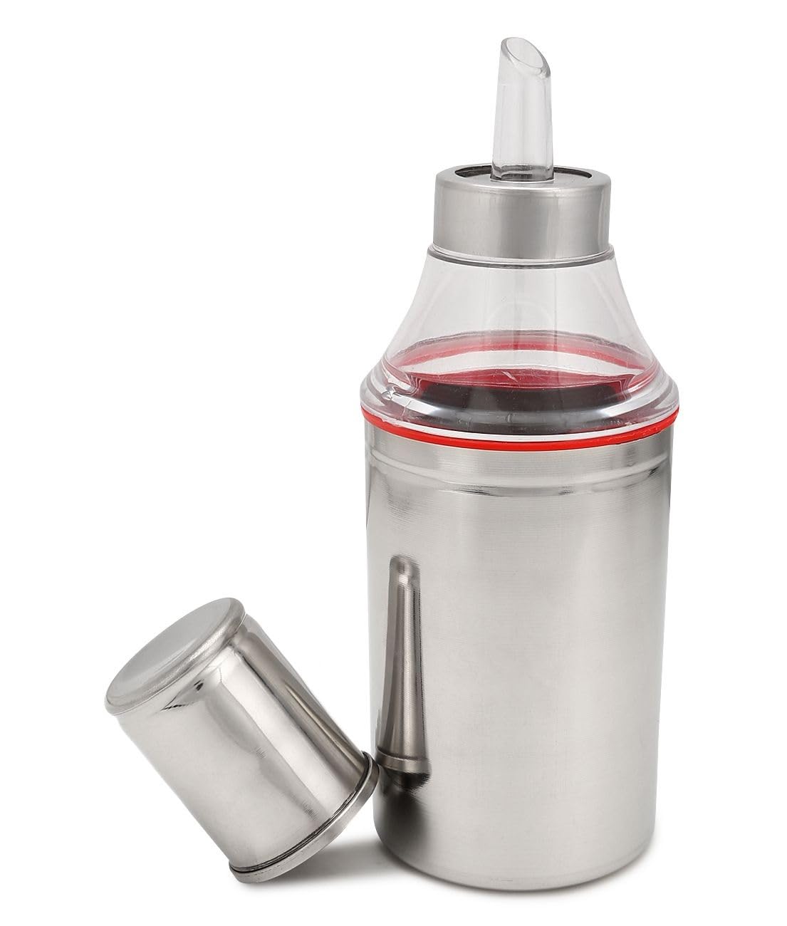 Dynore Stainlees Steel Oil Dispenser Bottle/Pourer/Oil Dropper -250 ml