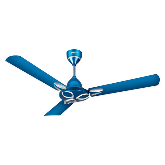 Bajaj Novella 1200MM Ceiling Fan for Home | Anti-Viral & Anti-Bacterial Coating | High Air Delivery | 2-Yrs Warranty 【Vivid Blue】