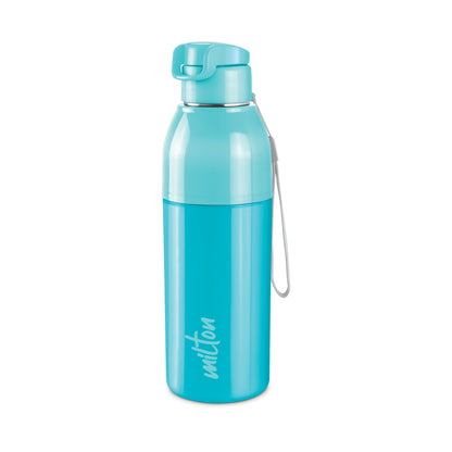 Milton Water Bottle Steel Convey 900 PU Insulated, Inner Stainless Steel Hot & Cold Bottle, 630 ml, Leak Proof, BPA Free, Ideal for Home, Office, Gym, Travelling, Black