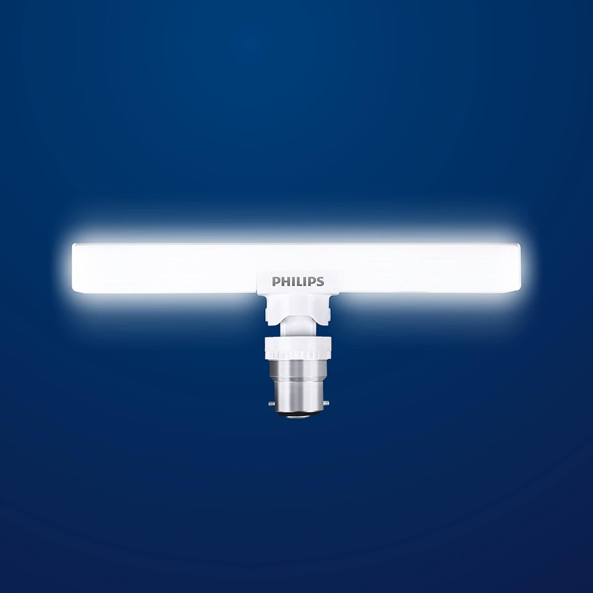 Philips 10W LED Lamp Base B22 Linear (Crystal White, Pack of 10)