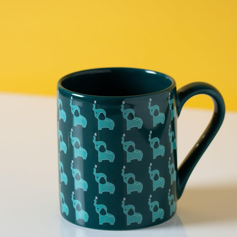 Clay Craft Fine Ceramic Pebble Series Coffee Mug 350ml Yellow – Bee Sweet Like Honey Print, Stylish Tea & Coffee Cup, Microwave & Dishwasher Safe, For Home,Office,Café,Gifting, Daily Use,Hot Chocolate
