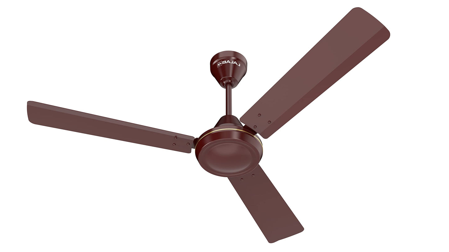 Bajaj Robusta 12S1 1200MM 1 Star Rated Ceiling Fans For Home | BEE Stars Rated Energy Efficient Ceiling Fan | High Air Delivery | 2 Years Warranty 【Base White】