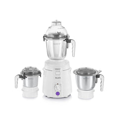 Sujata Dynamix Mixer Grinder|900 Watts Double Ball Bearing Motor|22000 RPM|Non-Stop 90 Mins Running|3 Food Grade Steel Jars - 1500ml Multipurpose, 1000ml Grinder, 500ml Chutney Jar|Black