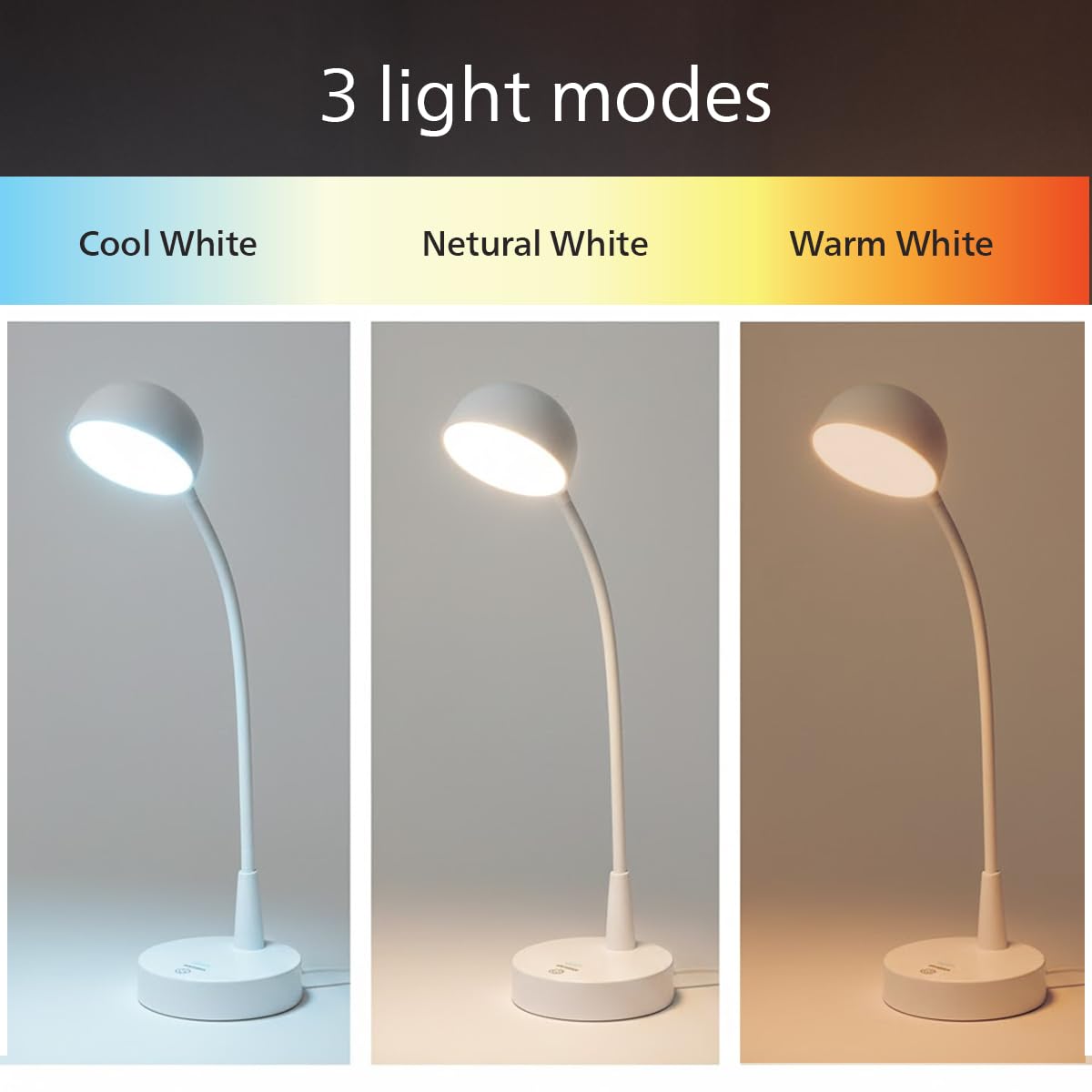 Philips 5W Lumos White LED Desk Light