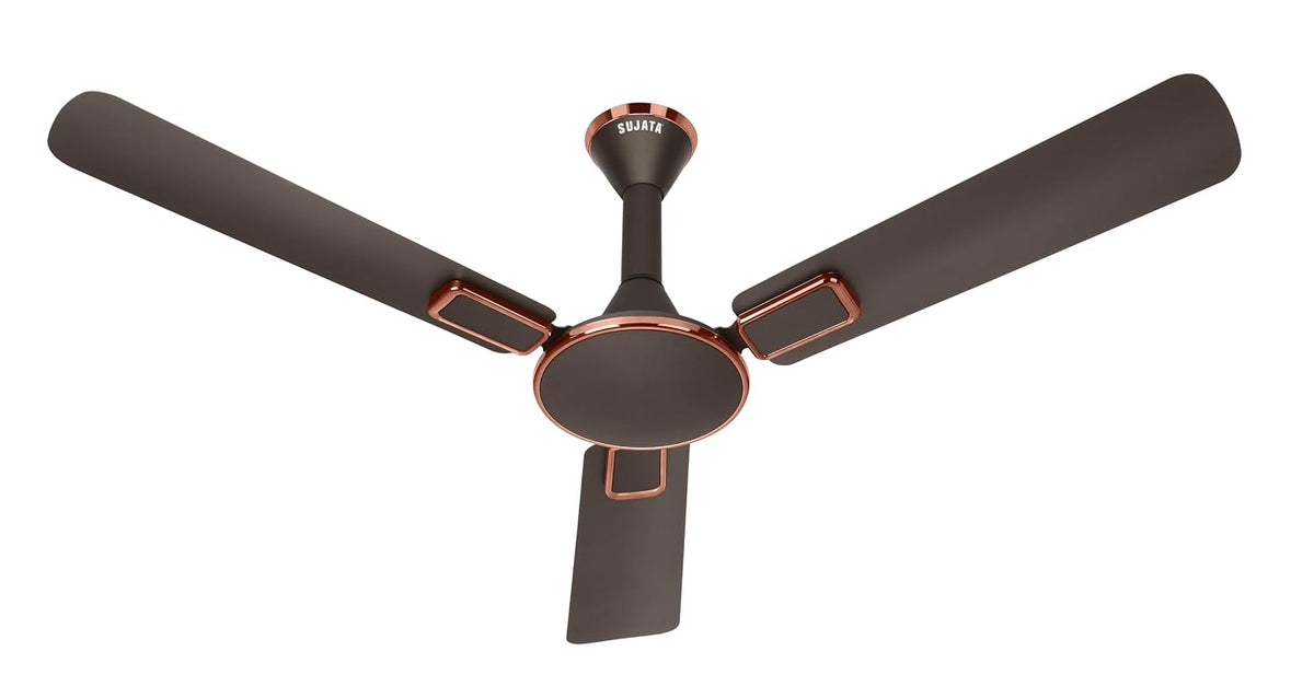 Sujata Impresso ES18 1200 mm Decorative Ceiling Fan (Matt Bronze Copper)-1