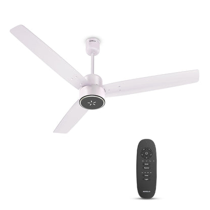 Havells FAB BLDC ULED Ceiling Fan 1200mm, 5 star, LED Speed Indicator, 380 RPM, Up to 65% Savings,Reverse Rotation,4 Speed Modes,Low Wattage 30W,Low Noise,Air Flow:225 CMM, 3 Year Warranty, Denim Blue
