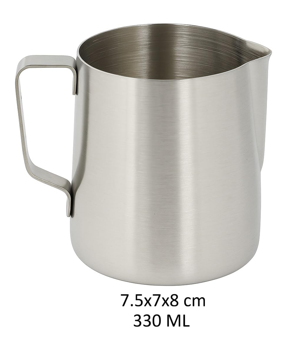 Dynore Stainless Steel Milk Frothing Pitcher/Milk Jug Suitable for Espresso, Latte Art and Frothing Milk Jug- 330 ml