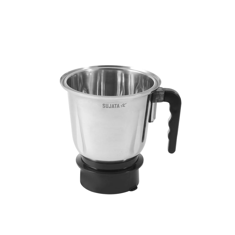 Sujata 1500 ml Dome Jar for 900W Mixer Grinders | Food Grade Stainless Steel, Heavy Duty M