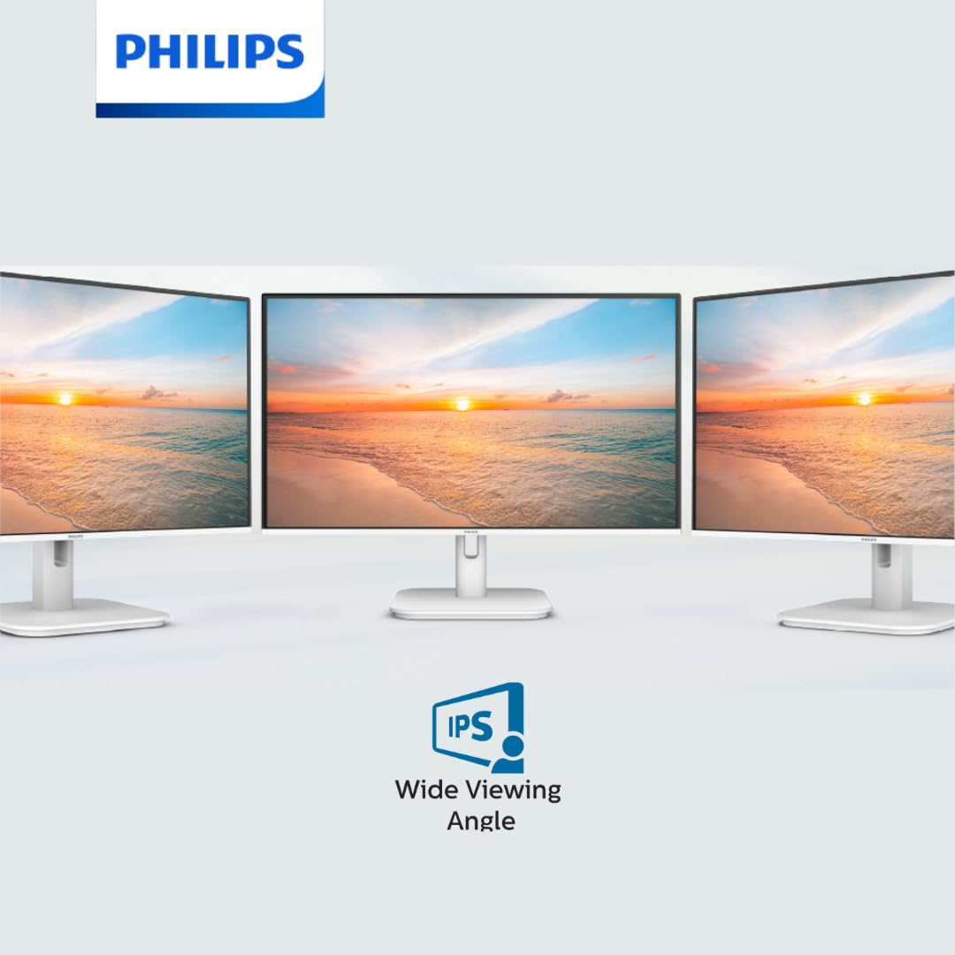 Philips 24E1N1100AW 24" Full HD Monitor, 100Hz Refresh Rate, IPS Panel for Vivid Colors, 1ms Response Time