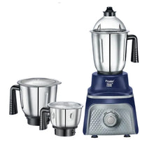 Prestige Prism Plus 1000W Mixer Grinder 3 Stainless Steel Jars|3 super efficient blades|4 Speed Control|Unique Coarse Grinding Mode|Blue