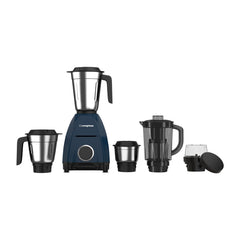 Crompton DX 750W Mixer Grinder with 5 Jars| 3 Stainless Steel Jars, 1 Blender Jar with Fruit Filter & 1 Grind & Store Jar | Powertron Motor | 2 Years Warranty