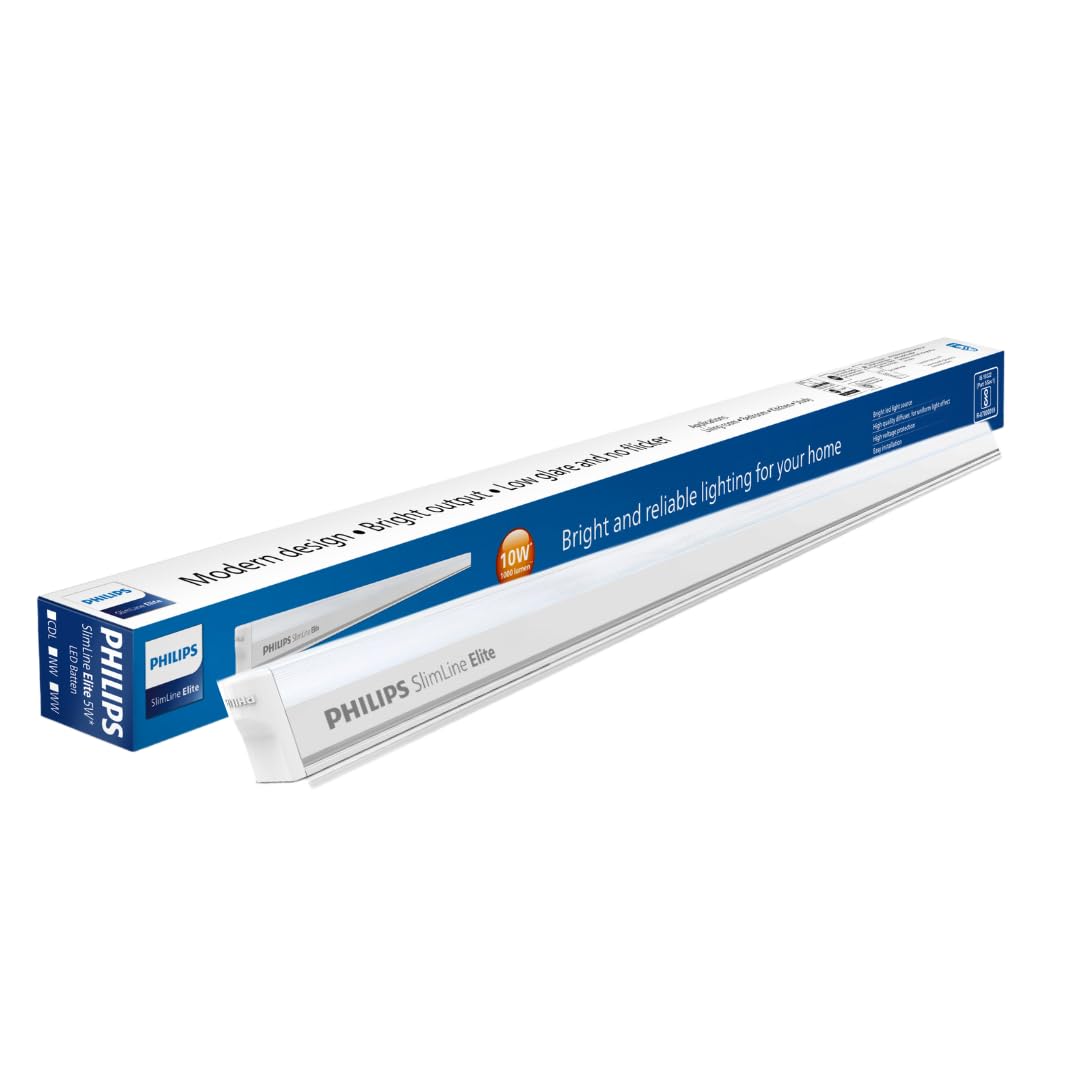 Philips 10W LED Cool White Tubelight, Pack of 4, (919515813927_4)
