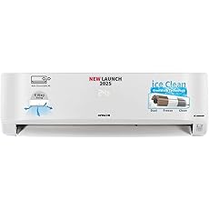 HITACHI 1.5 TON 5 STAR TOUSHI PLUS 5200XL INVERTER SPLIT AC- R32 - (WHITE, 2023 MODEL- RAS.E518PCAIBS)