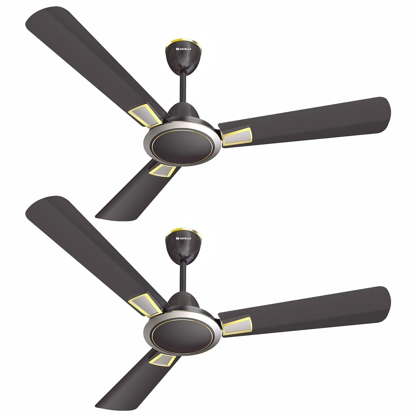 Havells 1200mm Astura Energy Saving Ceiling Fan (White Maroon, Pack of 2)