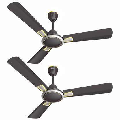 Havells 1200mm Astura Energy Saving Ceiling Fan (White Maroon, Pack of 2)