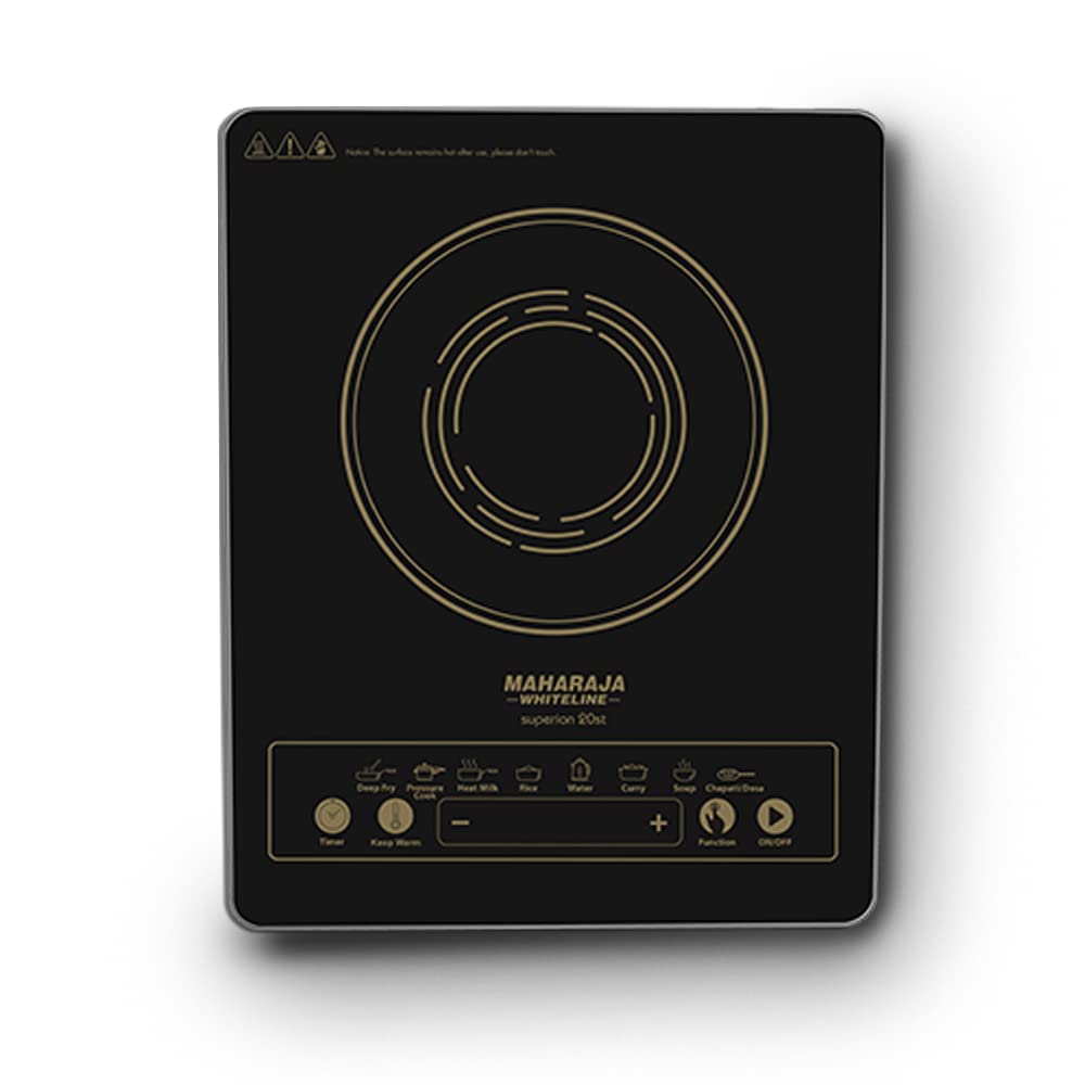 Maharaja Whiteline Superion 20 ST Induction Stove, 2000W - IC -115 (Black)