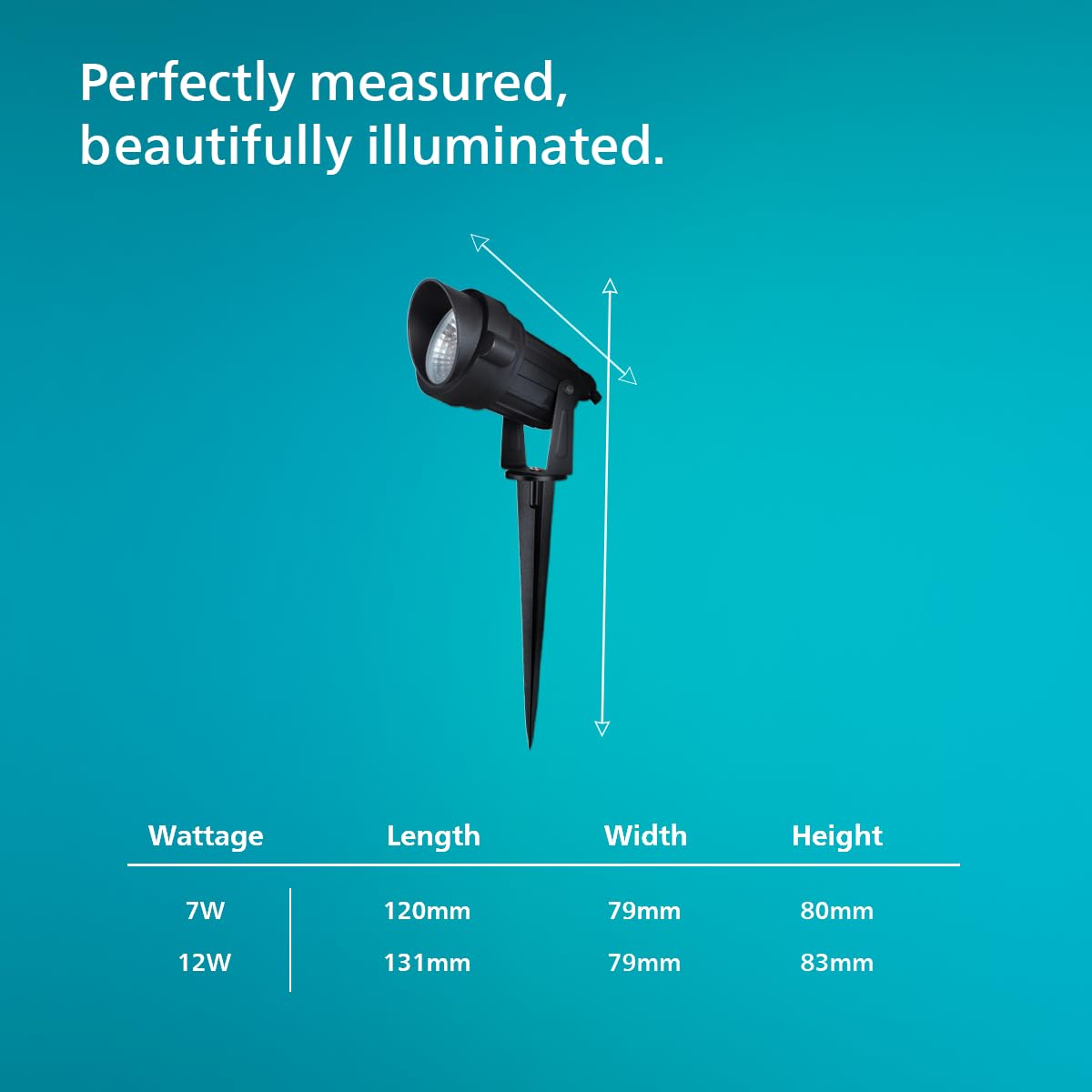 Philips 7W Garden Spike Light