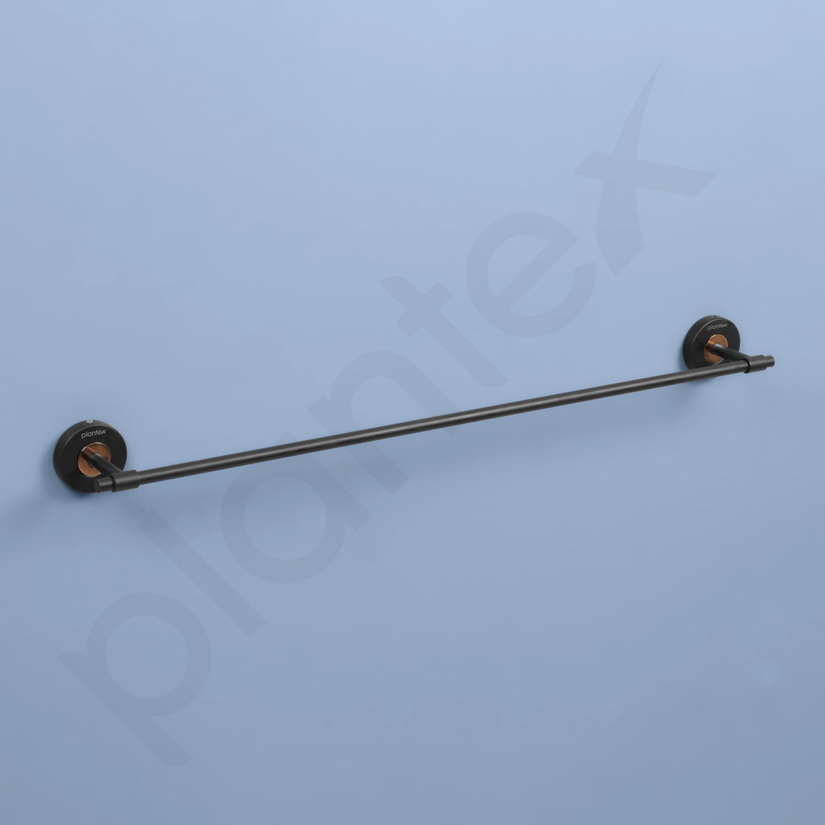 Plantex Brass with 304 Grade Stainless Steel Towel Hanger for Bathroom/Towel Rod for Kitchen/Towel Holder/Bathroom Accessories - RDAB (Matt Black & Rose Gold)-5