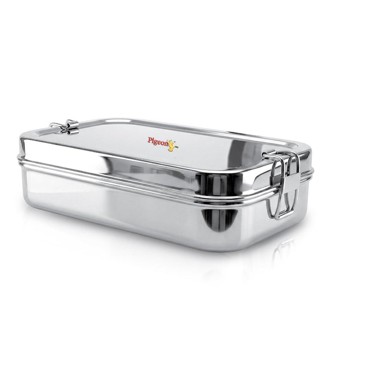 Pigeon Star Stainless Steel Lunch Box / Tiffin with Locking Clip