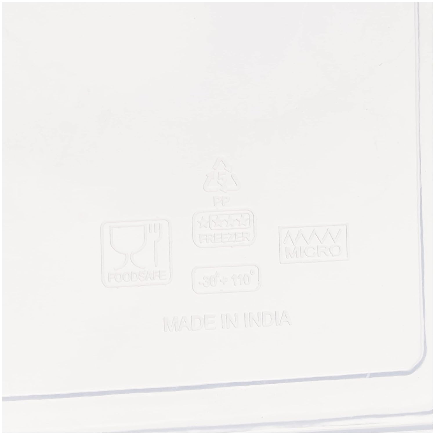 Nakoda 999 Innova Plastic Container for Home Storage,Color May vary - 5000 ml, (32 x 22.1 x 9.1) cm (Pack of 2)