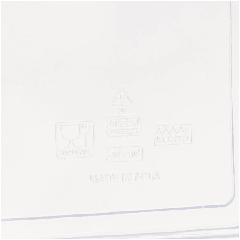 Nakoda 999 Innova Plastic Container for Home Storage,Color May vary - 5000 ml, (32 x 22.1 x 9.1) cm (Pack of 2)
