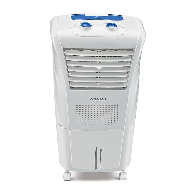 Bajaj Frio New Personal Air Cooler 23L | Mini Cooler | Inverter Compatability | 20Ft Powerful Air Throw | Ice Chamber | 3 Yrs Warranty (1 Yr Standard + 2 Yrs Extended Warranty)【White】