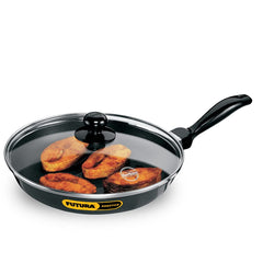 Hawkins Futura 20 cm Frying Pan, Non Stick Fry Pan, Induction Fry Pan, Small Frying Pan, Black (INF20)