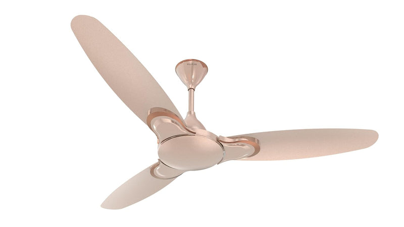 Polycab Vital Petal HS 1200 mm 1 Star Ceiling Fan (Metallic Rose Gold)-1