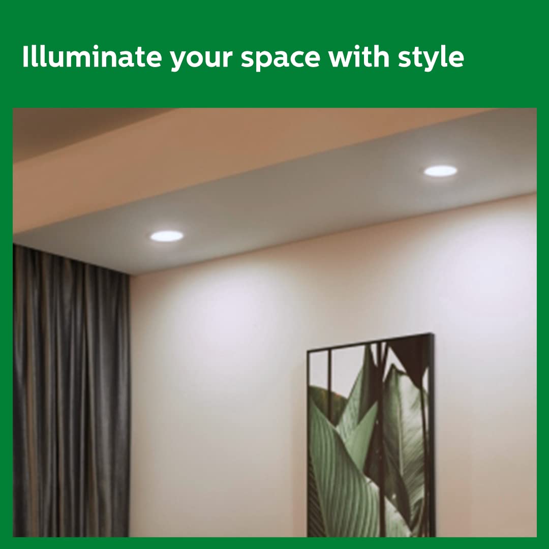 Philips Prime Neo 3-watt Concealed JB LED downlighter for Ceiling (Pack of 6) (Natural White, B0BN3SWM38)