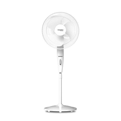 Crompton HighSpeed Torpedo 400 mm Pedestal Fan(KD White)