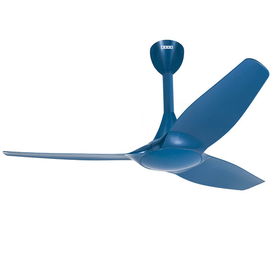 USHA Heleous 1220mm Premium BLDC Ceiling Fan with Rust Free ABS Blades and RF Remote (Imperial Blue) Pack of 1