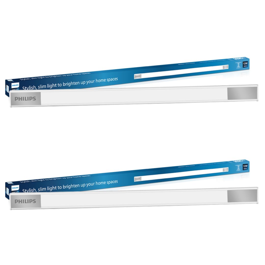 Philips Space Glow 2ft LED Linear Cabinet Tubelight Light (Pack of 2)